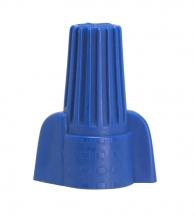  90/2241 - Wing Nut Wire Connector With Spring Inserts; For 105C Supply Wire; 600V; Blue Finish; 4 #10 Max