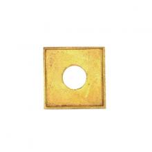  90/2318 - Solid Brass Square Check Ring; 1/8 IP Slip; 3/4"; Polished Finish