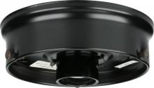  90/749 - 4" Wired Holder; Black Finish; Includes Hardware; 60W Max