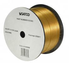  93/303 - Lamp And Lighting Bulk Wire; 18/2 SPT-1.5 105C; 2500 Foot/Reel; Clear Gold