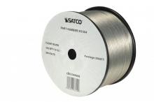  93/304 - Lamp And Lighting Bulk Wire; 18/2 SPT-1.5 105C; 2500 Foot/Reel; Clear Silver