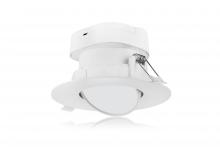  S11711 - 7 watt LED Direct Wire Downlight; Gimbaled; 4 inch; 5000K; 120 volt; Dimmable