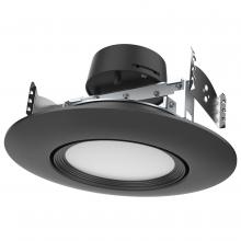  S11857 - 10.5 Watt; LED Retrofit Downlight; Gimbaled; 120 Volt; CCT Selectable; Black Finish