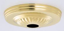  S70/192 - Ribbed Canopy Kit; Vacuum Brass Finish