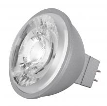  S8636 - 8W; LED MR16; 3000K; 15 deg. beam spread; GU5.3 base; 12 Volt AC/DC