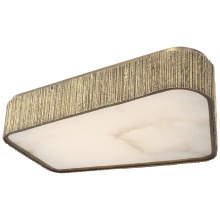 Visual Comfort & Co. Signature Collection AMB 4070RDT-ALB - Fumar 21" Asymmetrical Flush Mount