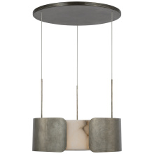 Visual Comfort & Co. Signature Collection AMB 5004MTP-ALB - Armise 28" Drum Chandelier