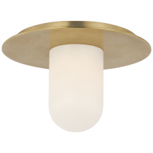 Visual Comfort & Co. Signature Collection KW 4006AB-ALB - Fosse 8" Flush Mount