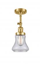 Innovations Lighting 201F-SG-G194-LED - Bellmont - 1 Light - 6 inch - Satin Gold - Semi-Flush Mount