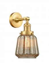 Innovations Lighting 203-SG-G146-LED - Chatham - 1 Light - 7 inch - Satin Gold - Sconce