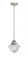  288-1S-SN-G532-LED - Oxford - 1 Light - 8 inch - Brushed Satin Nickel - Cord hung - Mini Pendant