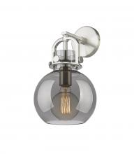 Innovations Lighting 410-1W-SN-G410-8SM - Newton Sphere - 1 Light - 8 inch - Brushed Satin Nickel - Sconce