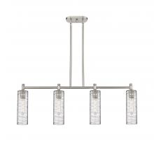 Innovations Lighting 434-4I-SN-G434-12DE - Crown Point - 4 Light - 44 inch - Satin Nickel - Island Light