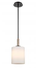 Innovations Lighting 442-1S-BK-W-LED - Paladin - 1 Light - 7 inch - Matte Black - stem hung - Mini Pendant