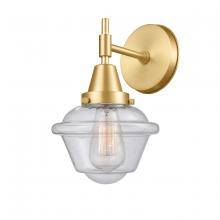  447-1W-SG-G534-LED - Oxford - 1 Light - 8 inch - Satin Gold - Sconce