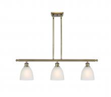  516-3I-AB-G381-LED - Castile - 3 Light - 36 inch - Antique Brass - Cord hung - Island Light