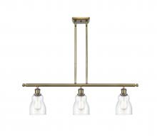  516-3I-AB-G394-LED - Ellery - 3 Light - 36 inch - Antique Brass - Cord hung - Island Light