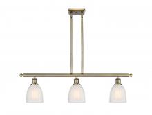  516-3I-AB-G441-LED - Brookfield - 3 Light - 36 inch - Antique Brass - Cord hung - Island Light