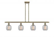  516-4I-AB-G105-LED - Belfast - 4 Light - 48 inch - Antique Brass - Cord hung - Island Light