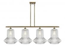  516-4I-AB-G212-LED - Springwater - 4 Light - 50 inch - Antique Brass - Cord hung - Island Light