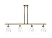  516-4I-AB-G394-LED - Ellery - 4 Light - 48 inch - Antique Brass - Cord hung - Island Light