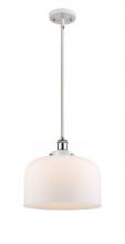 Innovations Lighting 916-1S-WPC-G71-L-LED - Bell - 1 Light - 12 inch - White Polished Chrome - Mini Pendant