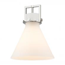 Innovations Lighting G411-12WH - Newton Cone - 12 inch - Cased Matte White Glass