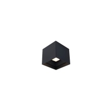 Modern Forms FM-W62204-35-BK - Kube Outdoor Flush Mount Light
