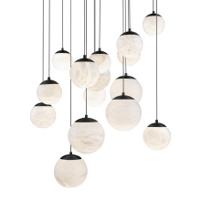 Modern Forms PD-34415R-AB - Pisces Multilight Pendant Light