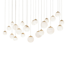 Modern Forms PD-34423L-AB - Pisces Multilight Pendant Light
