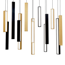 Modern Forms PD-64823L-BK/AB-BK - Chaos Multilight Pendant Light