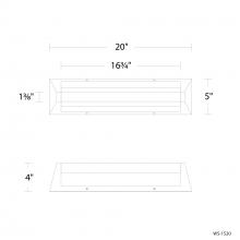  WS-1520-40-AB - Swale Bath Vanity Light