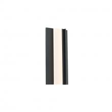  WS-W16218-BK - Enigma Outdoor Wall Sconce Light