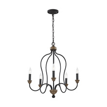  F2998EN/5DWZ/WO - Hartsville Five Light Chandelier