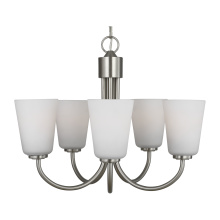 Generation Lighting GLC1115BS - Miles Five Light Chandelier