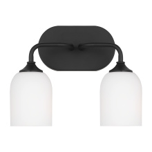 Generation Lighting GLV1022EN3/MBK - Emile Medium Vanity