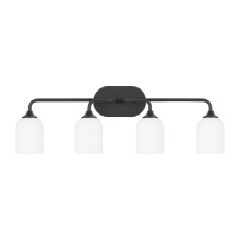 Generation Lighting GLV1024EN3/MBK - Emile Extra Large Vanity