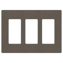 Lutron Electronics SC-3-TF - SATIN WALLPLATE 3G TF
