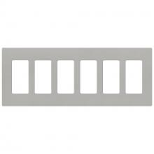 Lutron Electronics SC-6-PB - SATIN WALLPLATE 6G PB