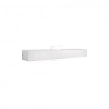  601021CH-LED - Single Lamp Wall Sconce with White Opal Rectangular Glass