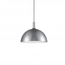  492316-BN/BK - Archibald 16-in Brushed Nickel With Black Detail 1 Light Pendant