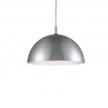  492332-BN/BK - Archibald 32-in Brushed Nickel With Black Detail 1 Light Pendant