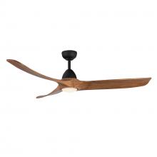  CF97860-MB/NW - Baylor 60-in Matte Black/Natural Wood LED Ceiling Fan