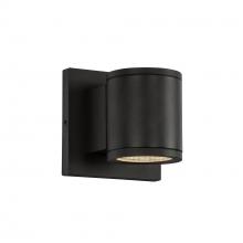 EW44204-BK-UNV - Griffith 4-in Textured Black LED Exterior Wall