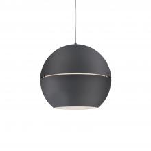  494024-BK - Lucas 24-in Black 1 Light Pendant