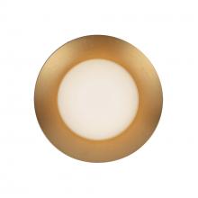  WS77909-BG/OP - Cleo 9-in Brushed Gold/Opal Glass LED Wall Sconce