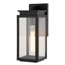  T0776 - Uptown 5-in. W Outdoor Wall Light Matte Black