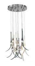  N9494 - Featherly - Featherly 13 Light Pan Pendant Brushed Nickel