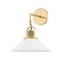Hudson Valley 2601-AGB/WH - Syosset Wall Sconce