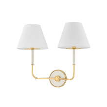 Hudson Valley MDS2201-AGB/OW - Wedgewood Wall Sconce